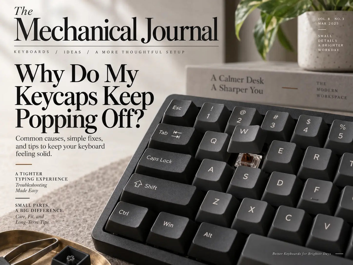 Why Do My Keycaps Keep Popping Off? Causes & Fixes