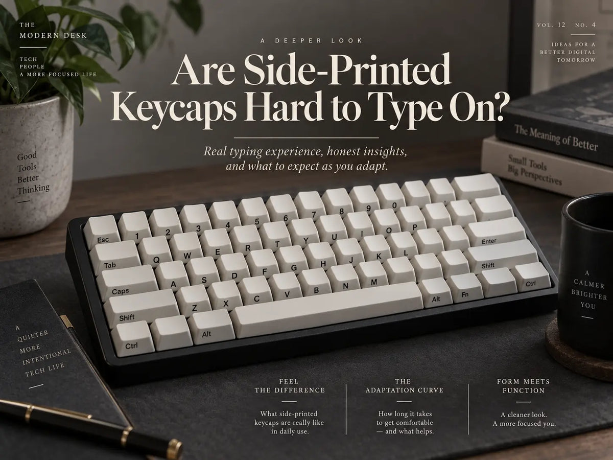 Are Side-Printed Keycaps Hard to Type On? A Practical Guide