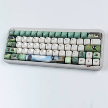 Black Neko MOA Porcelain-Feel Keycap Set