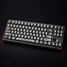 Gothic Rose Retro Metallic PBT Keycap Set