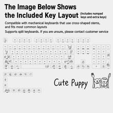 Doodle Pup Jellyglass MOA Porcelain-Feel Keycap Set