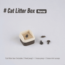 Litter Duty Cat Artisan Keycap