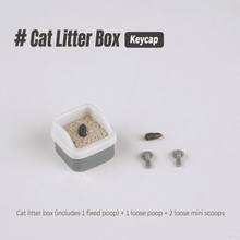 Litter Duty Cat Artisan Keycap