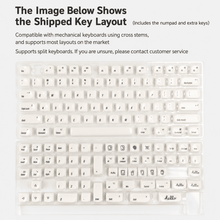 Ivory Glaze Minimalist MOA Keycap Set