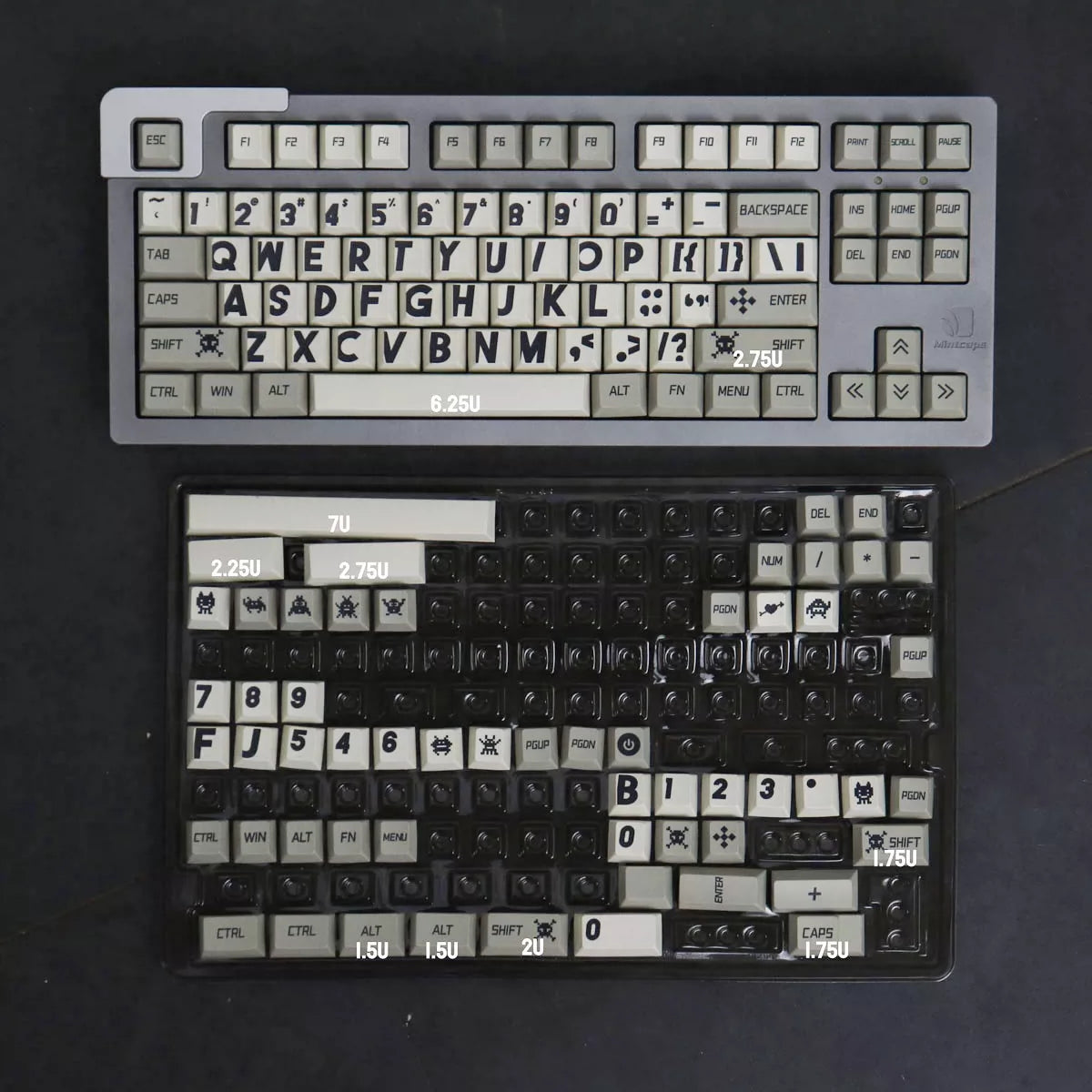Boldtype Retro OEM PBT Keycap Set