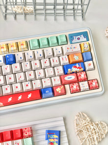 Candy Bunny Picnic OEM Shine-Through Keycap Set