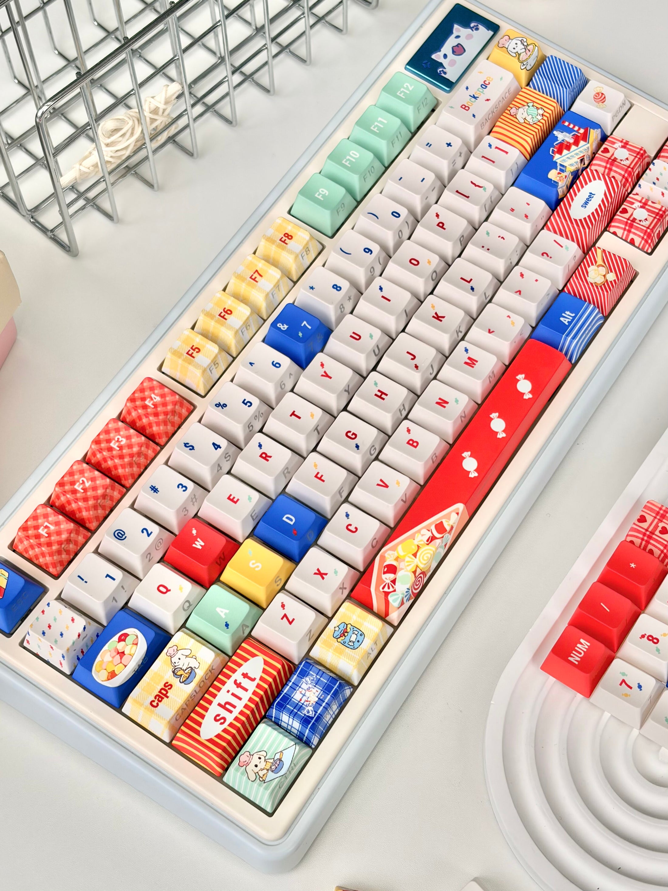 Candy Bunny Picnic OEM Shine-Through Keycap Set
