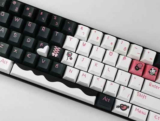 Devil Bunny Noir PBT Keycap Set