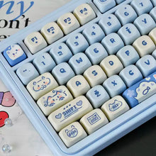 Sea Salt Neko MOA PBT Keycap Set