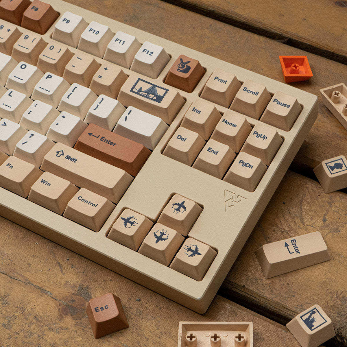 Postmark Journey Cherry Profile PBT Keycap Set