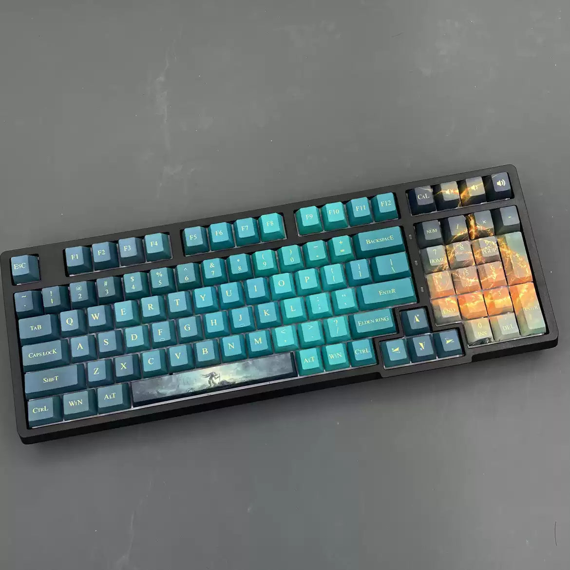 Elden Ring Emerald Rune OEM PBT Keycap Set
