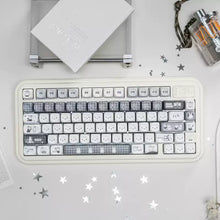 Monochrome Bunny Plaid MOA PBT Keycap Set