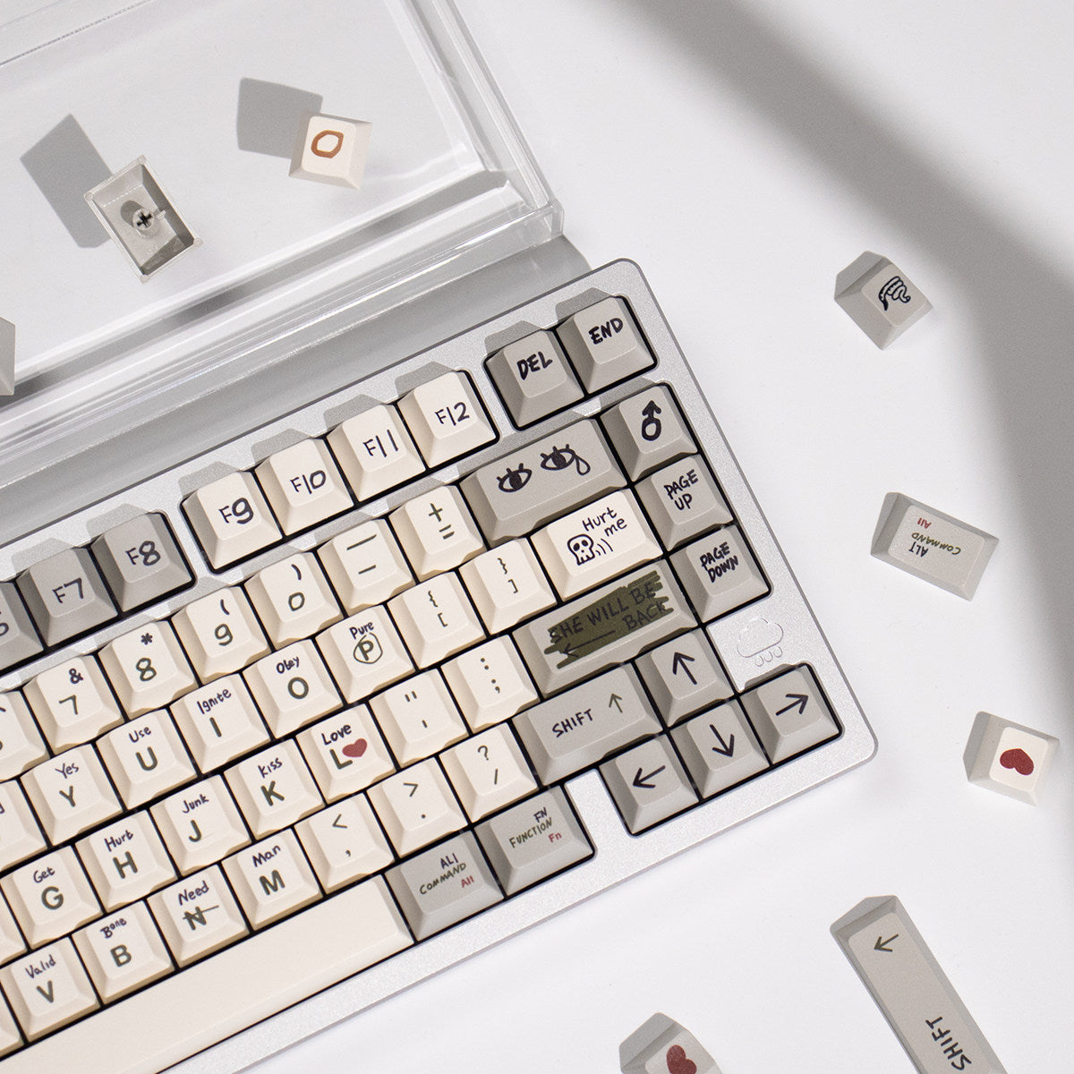 Love Notes Retro OEM PBT Keycap Set