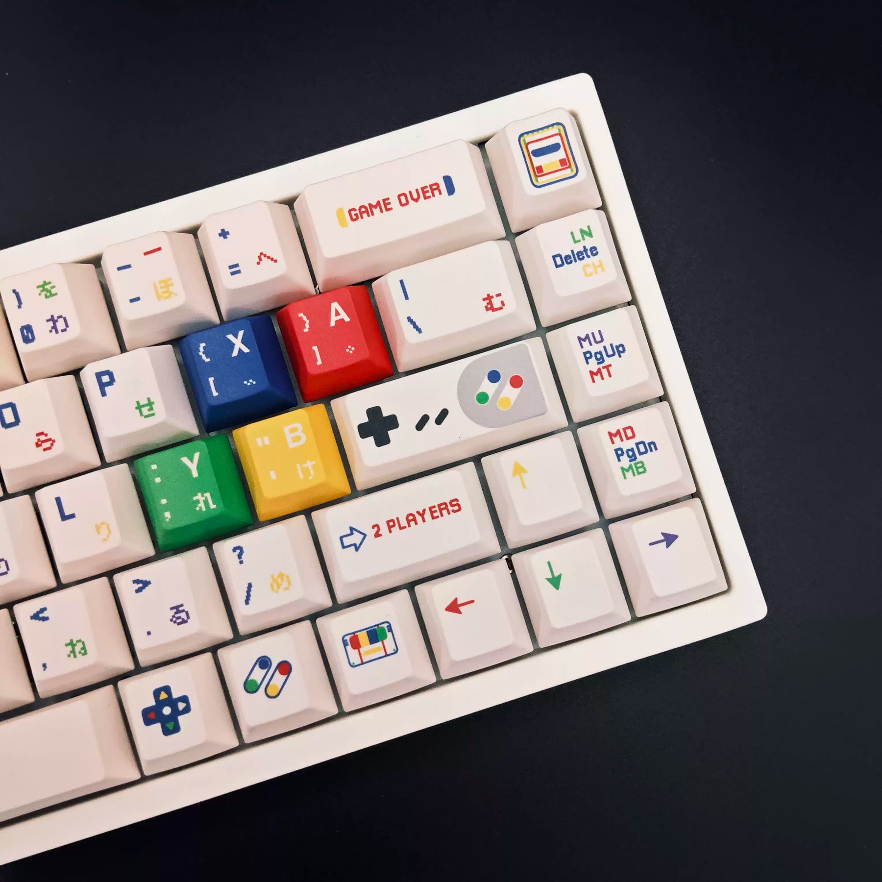 Pixel Player Retro Arcade Cherry Profile Keycap Set