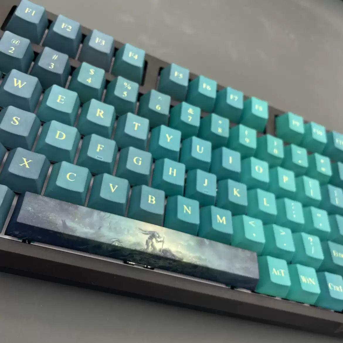 Elden Ring Emerald Rune OEM PBT Keycap Set