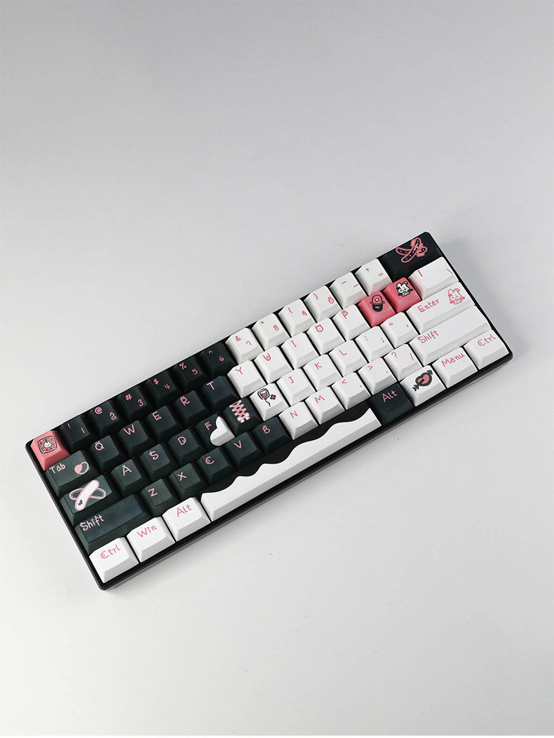 Devil Bunny Noir PBT Keycap Set