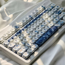 Mystic Garden Blue Chinoiserie PBT Keycap Set