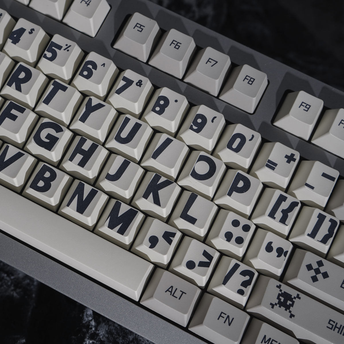 Boldtype Retro OEM PBT Keycap Set