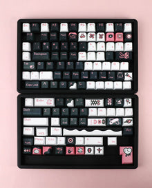Devil Bunny Noir PBT Keycap Set