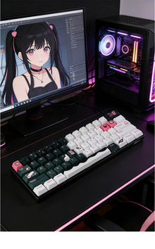 Devil Bunny Noir PBT Keycap Set
