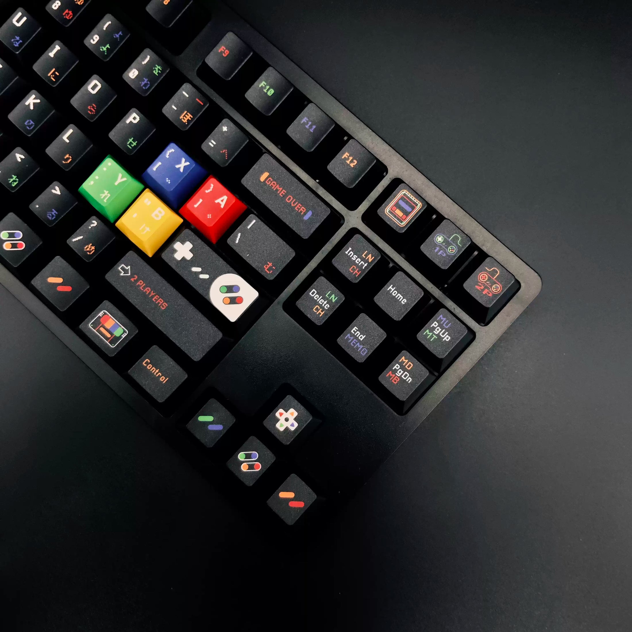 Pixel Player Retro Arcade Cherry Profile Keycap Set