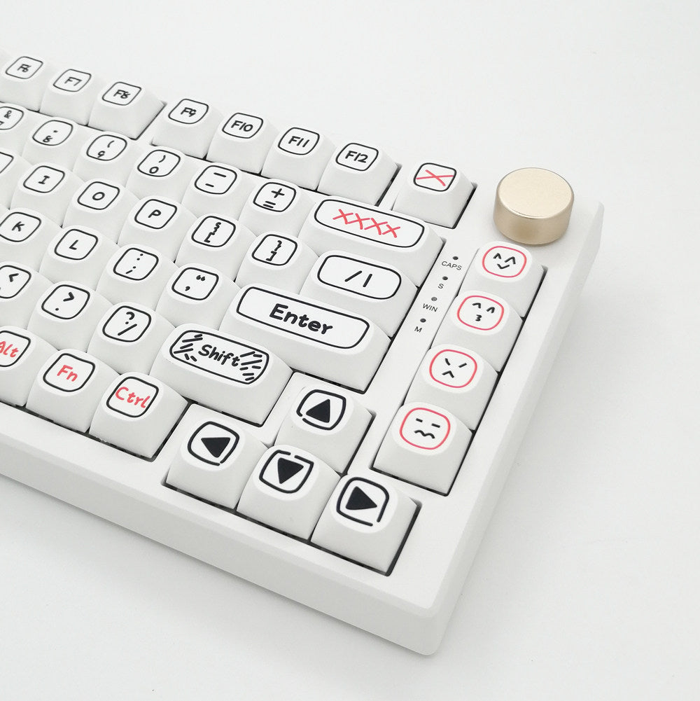 Doodle Outline XDA PBT Keycap Set