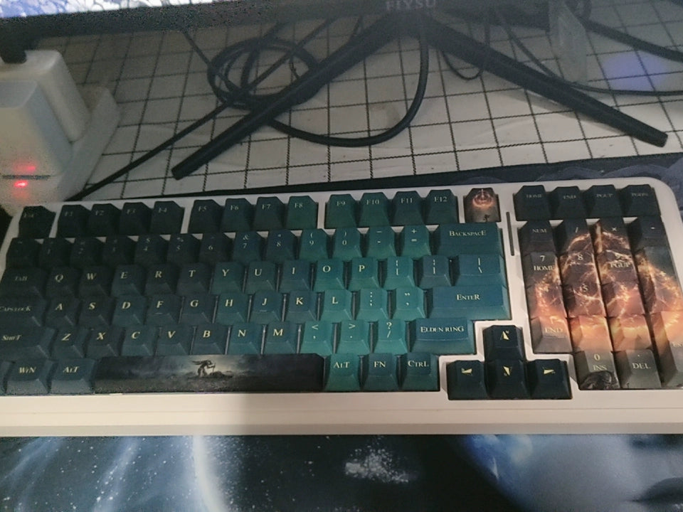 Elden Ring Emerald Rune OEM PBT Keycap Set