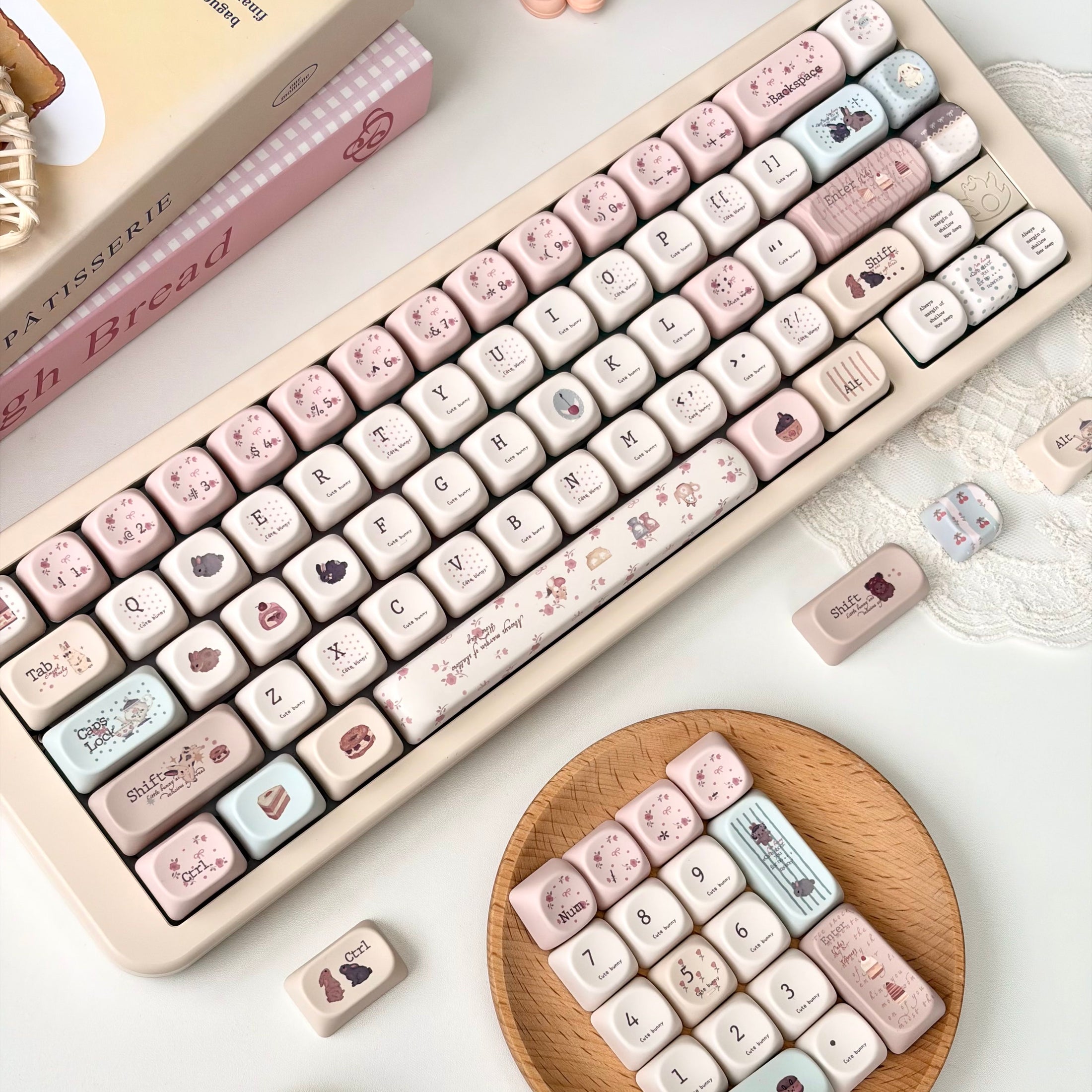 Bunny Patisserie Party MOA Keycap Set