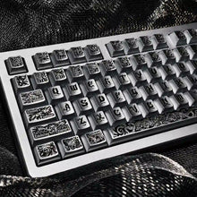 Ancient God Cthulhu Silver Metallic PBT Keycap Set