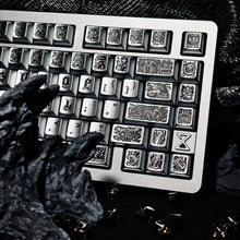 Ancient God Cthulhu Silver Metallic PBT Keycap Set