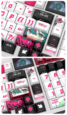 Racing Miku Side-Lit PBT Keycap