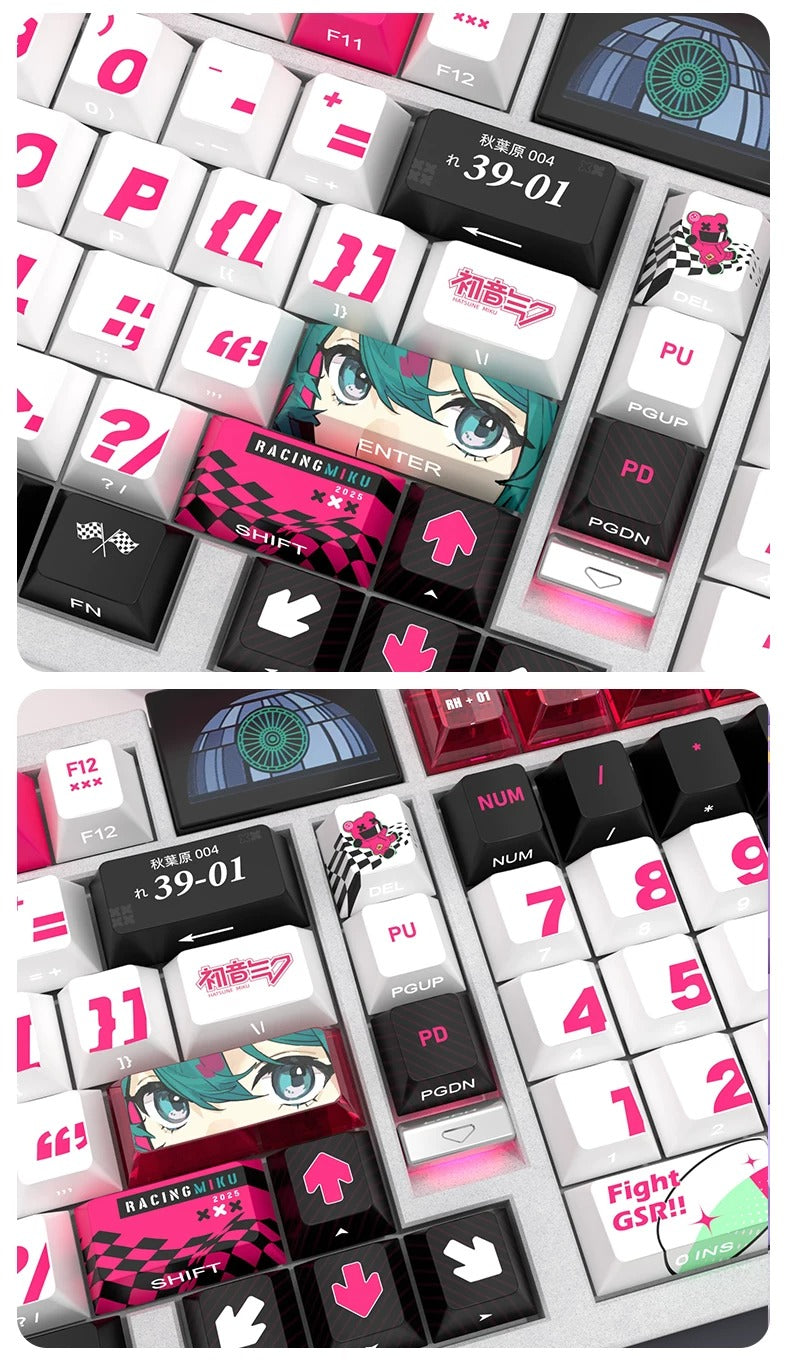 Racing Miku Side-Lit PBT Keycap