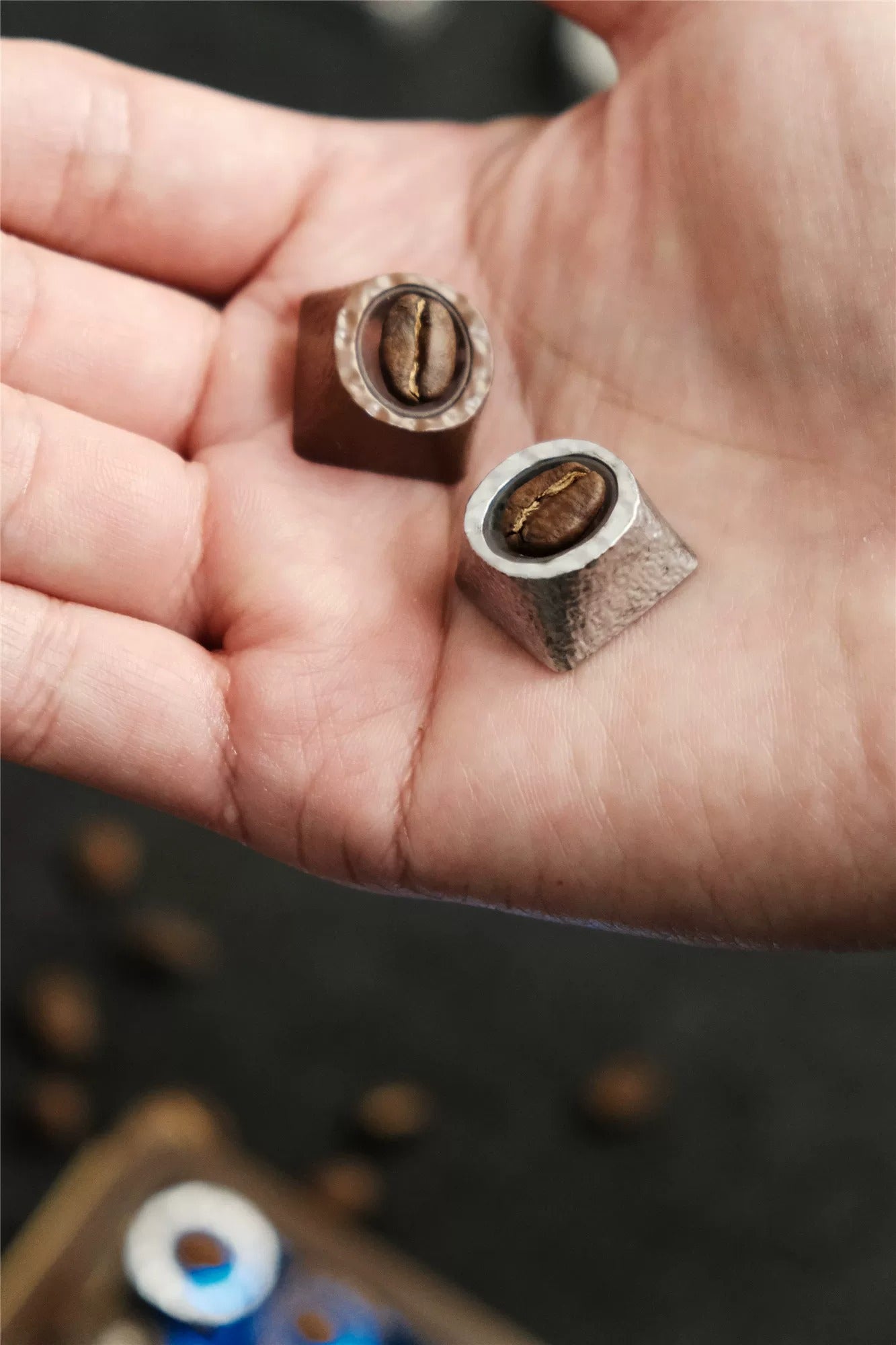 Roasted Bean Resin Artisan Keycap