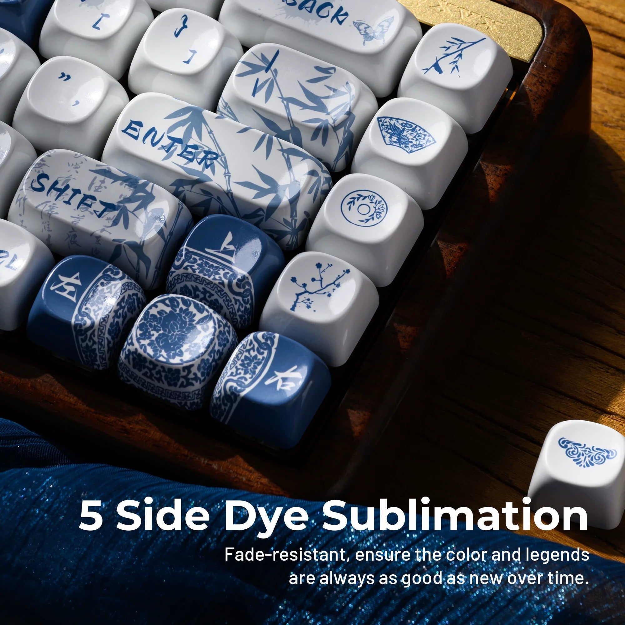 Porcelain Verse MOA Ceramic-Touch Keycap Set