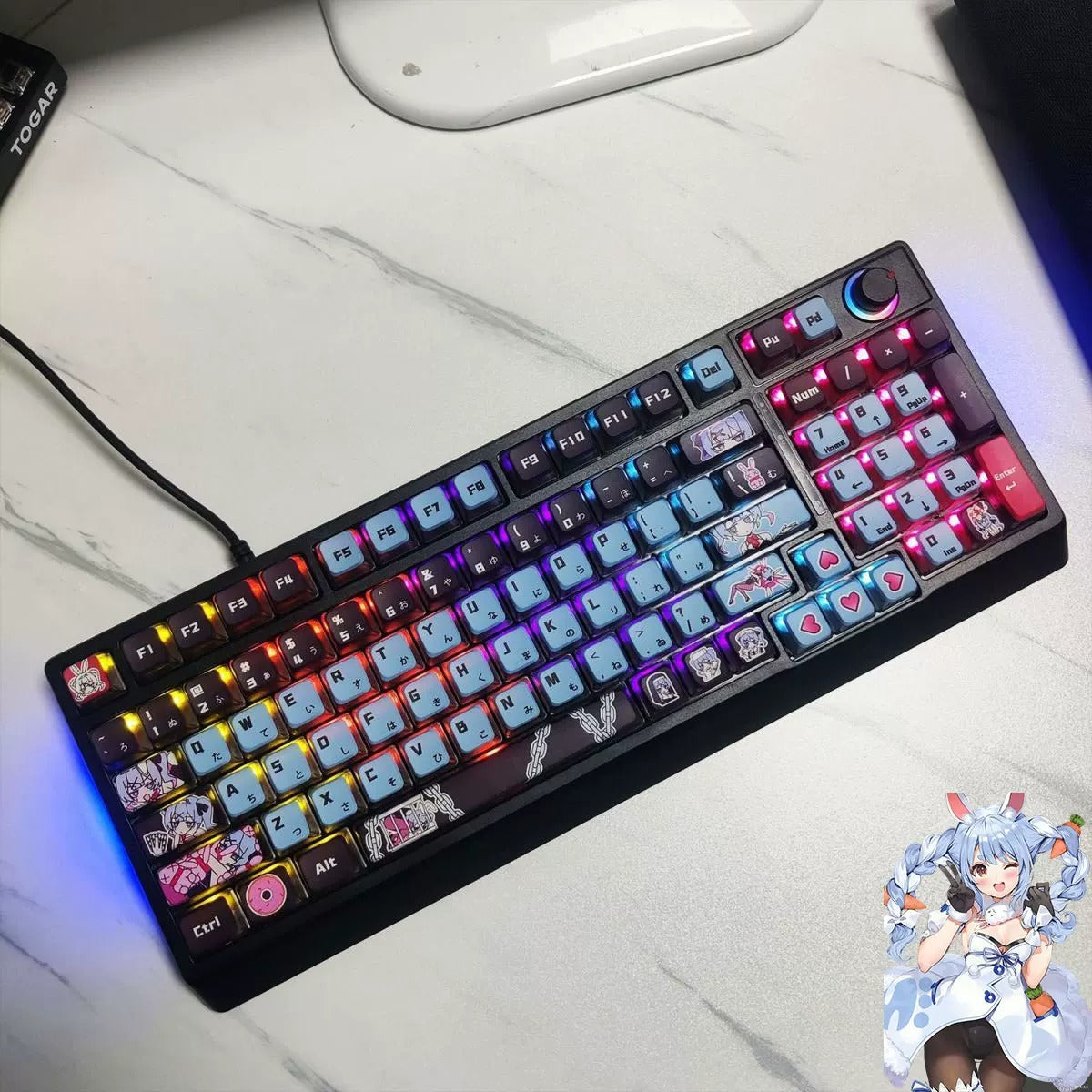 Rabbit Hole MDA Shine-Through Keycap Set