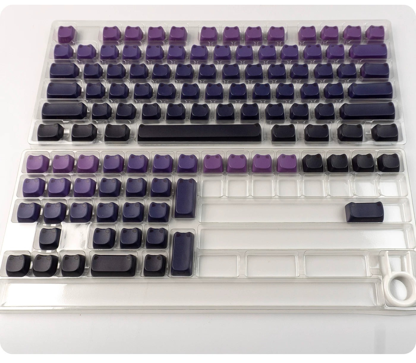 Midnight Neko Glow MAO Keycap Set