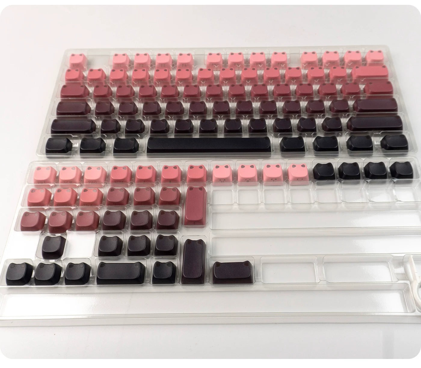 Blackberry Glow Neko MAO Keycap Set