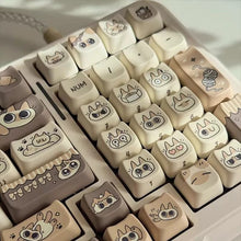 Siamese Mochi Cat 130-Key MOA PBT Keycap Set