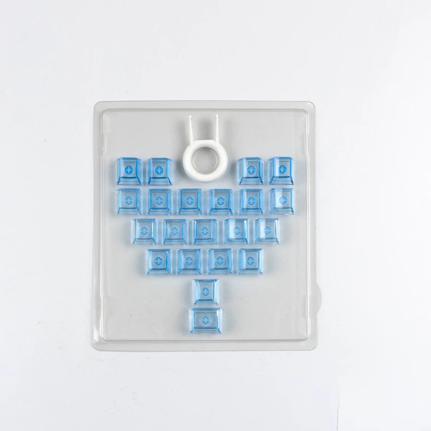 Blush Heart Crystal MAO Keycap Add-On Set