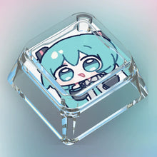 MIKU Chibi Clear XDA Keycap