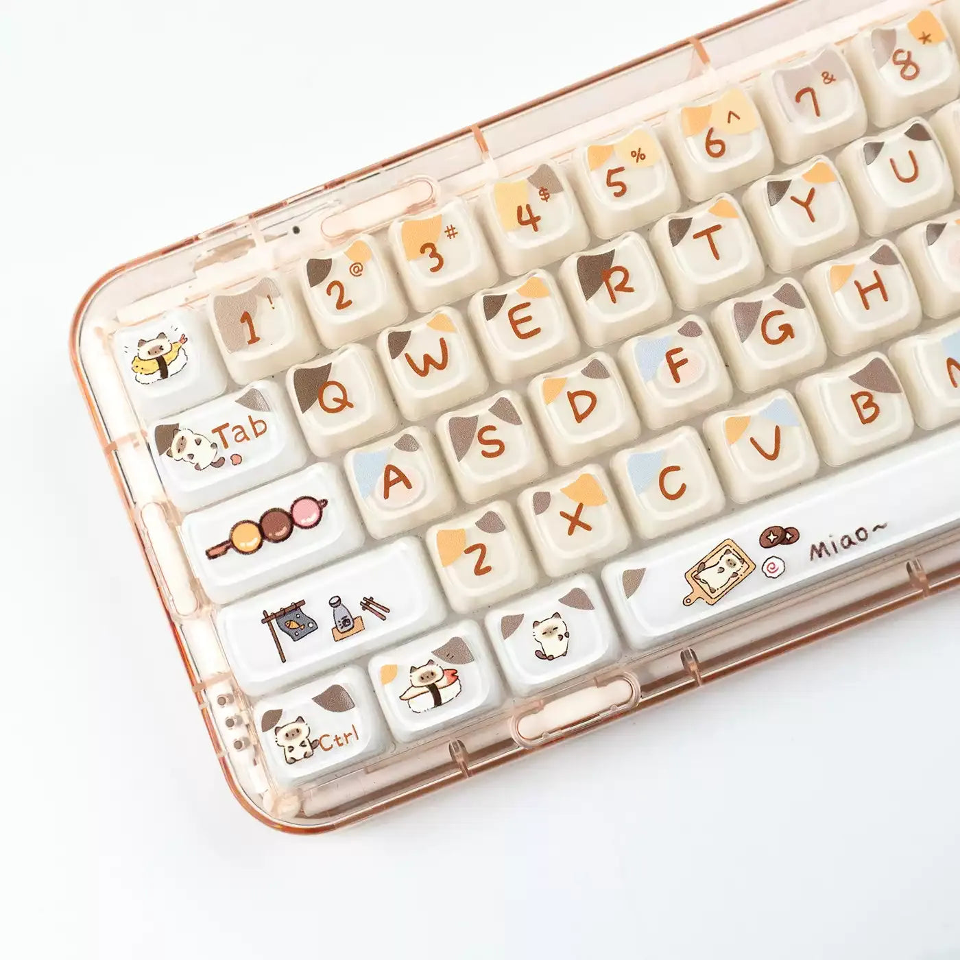 Sushi Neko Jelly MAO Keycap Set