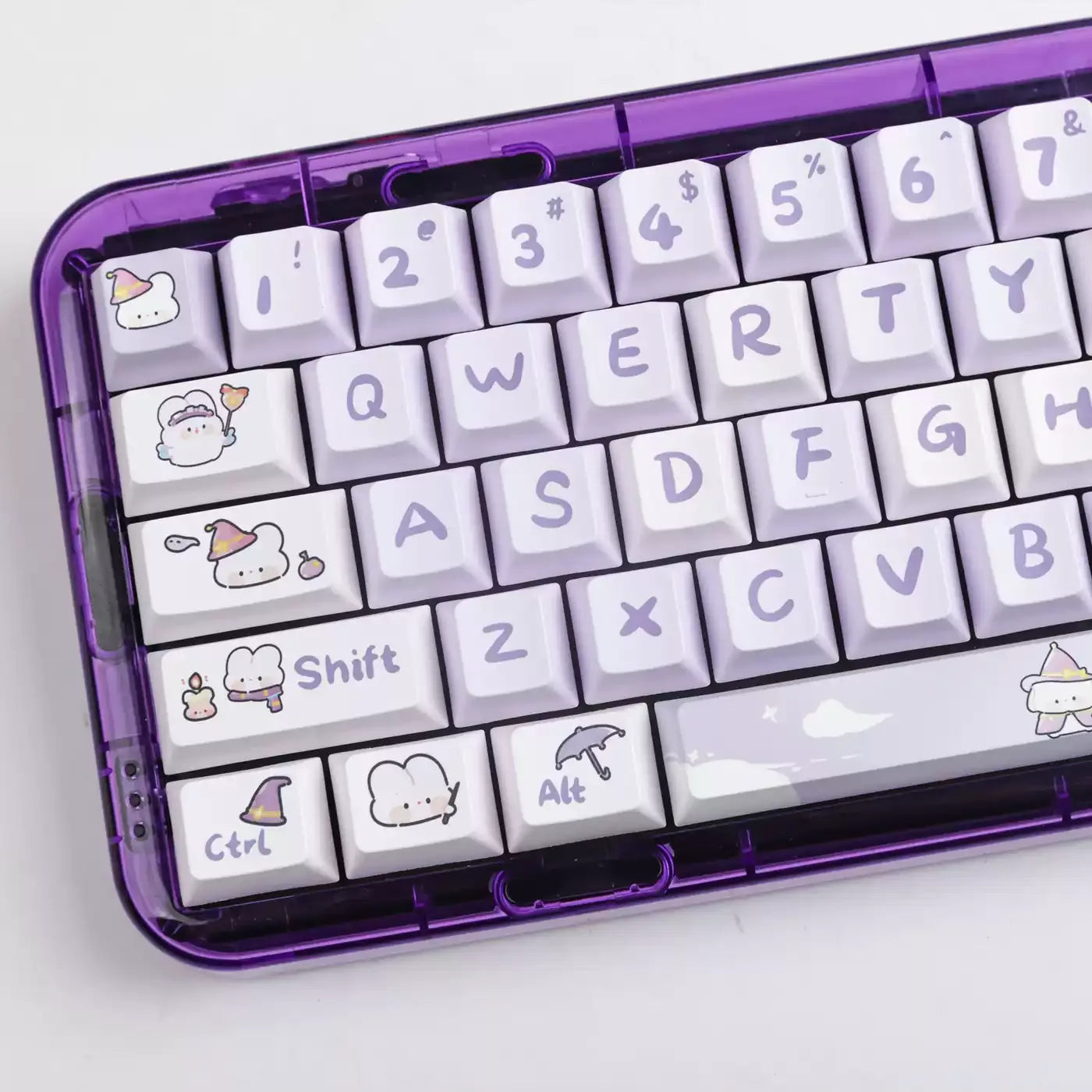 Lavender Bunny Dream OEM Keycap Set