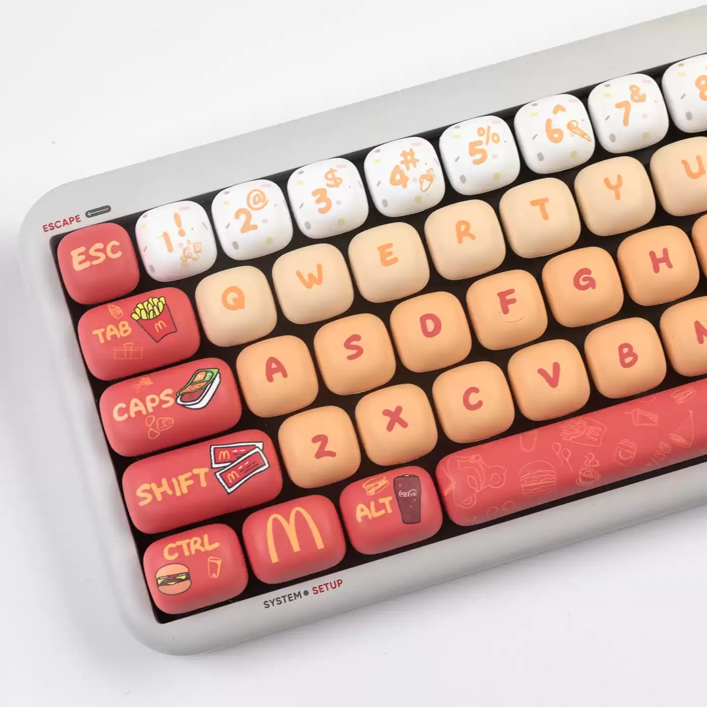 M Burger Break MOG Rounded Keycap Set