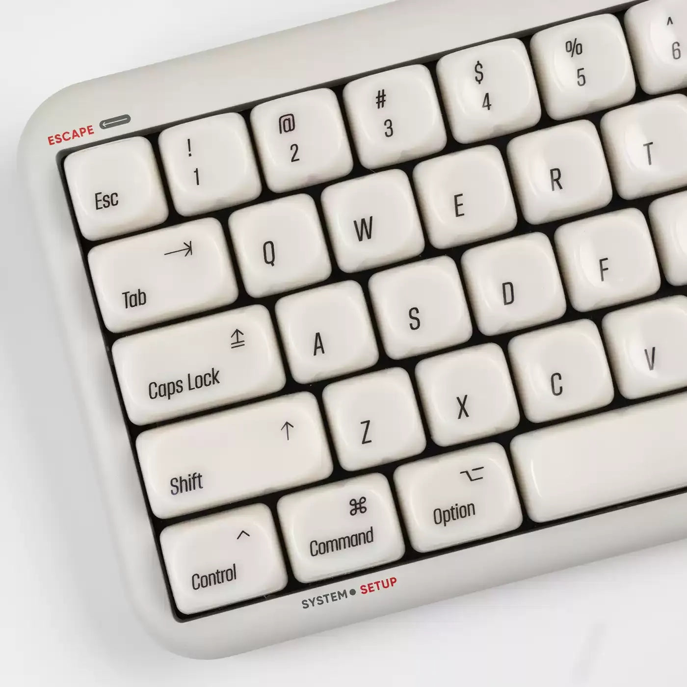 Ivory Glaze Minimalist MOA Keycap Set