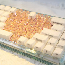 Blush Heart Crystal MAO Keycap Add-On Set