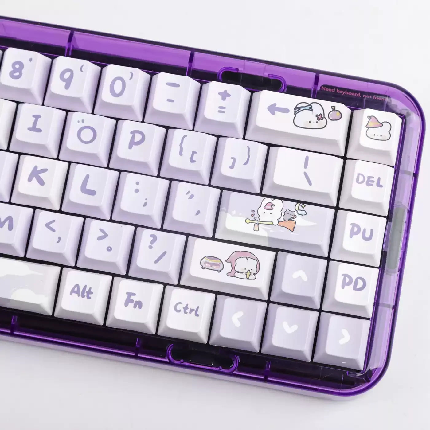 Lavender Bunny Dream OEM Keycap Set