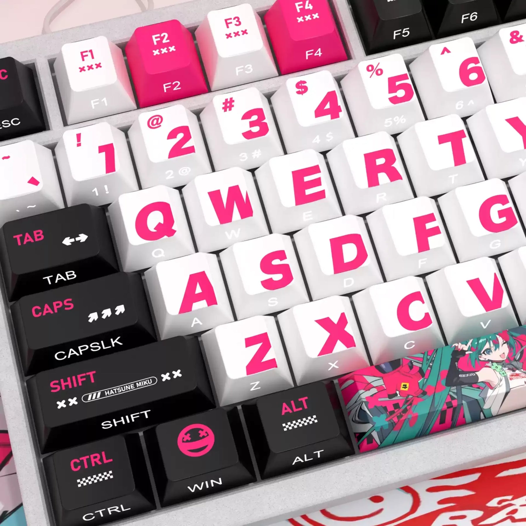Racing Miku Side-Lit PBT Keycap