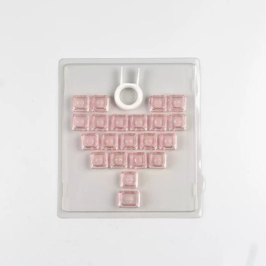 Blush Heart Crystal MAO Keycap Add-On Set