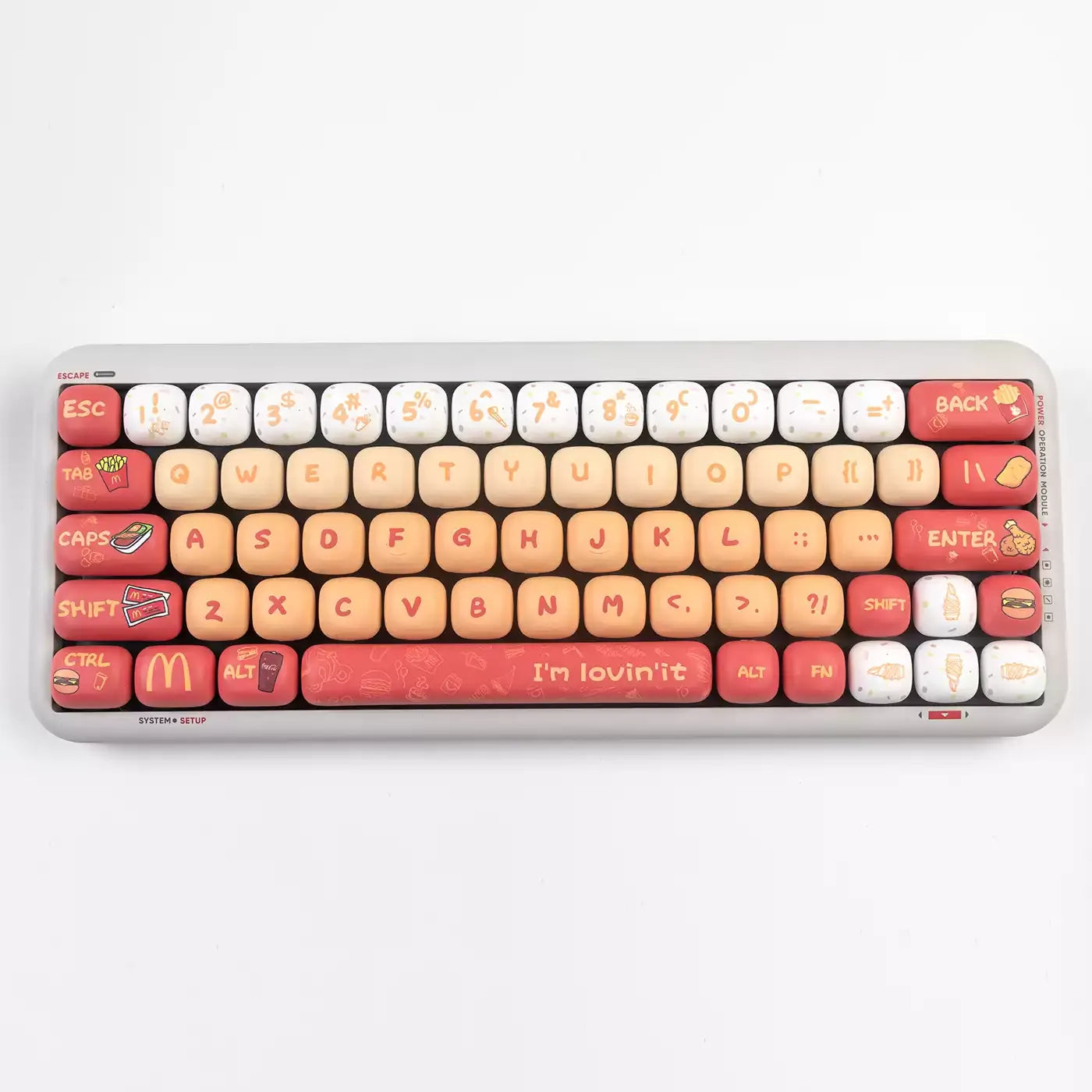M Burger Break MOG Rounded Keycap Set