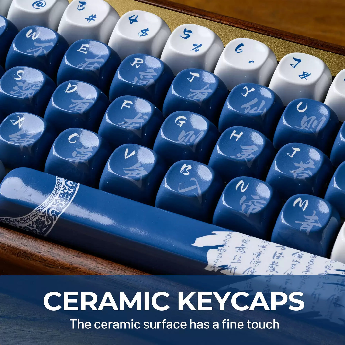 Porcelain Verse MOA Ceramic-Touch Keycap Set